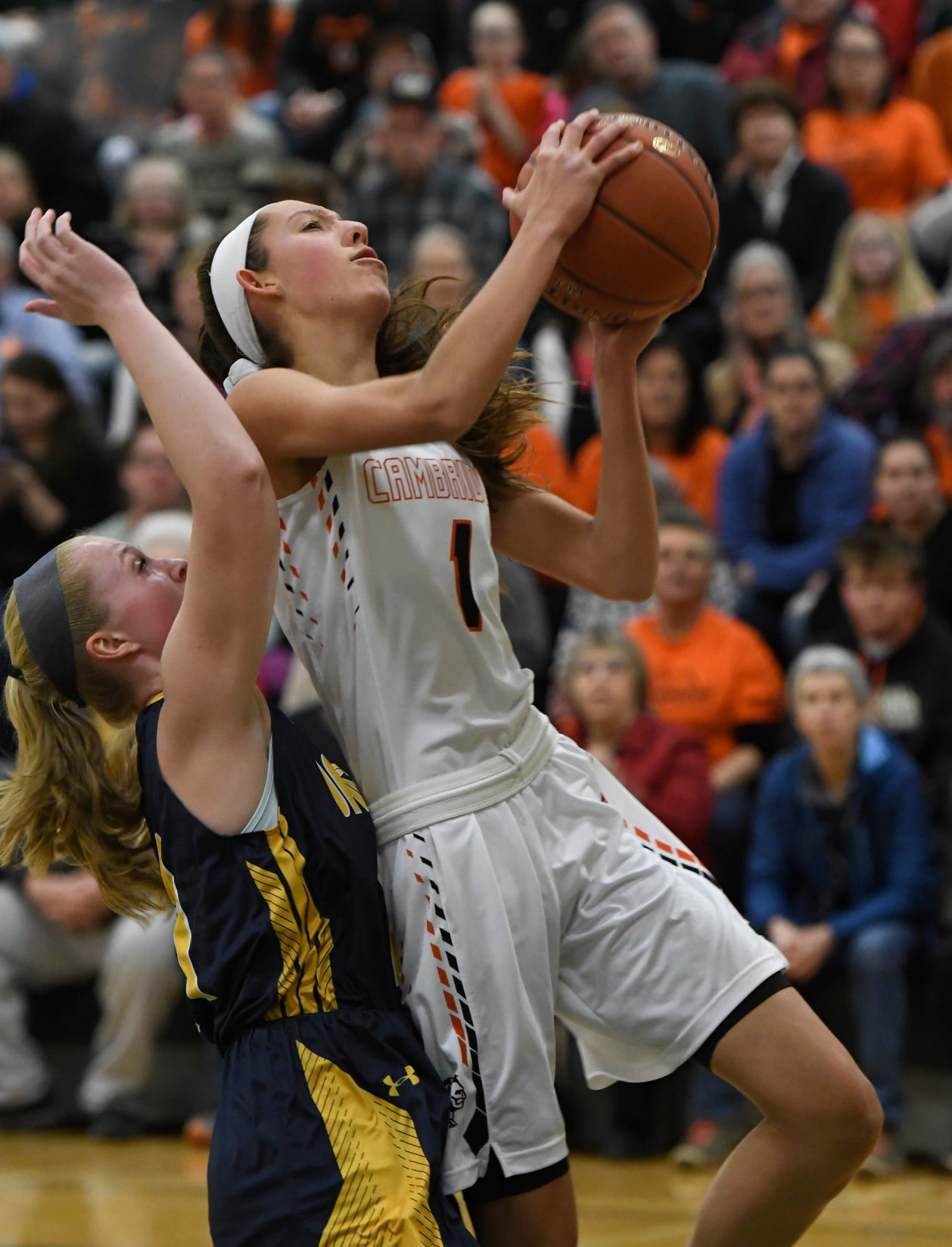 Girls basketball: Cambridge vs. Madrid-Waddington
